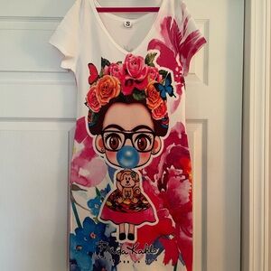 Frida body con dress - Multicolor